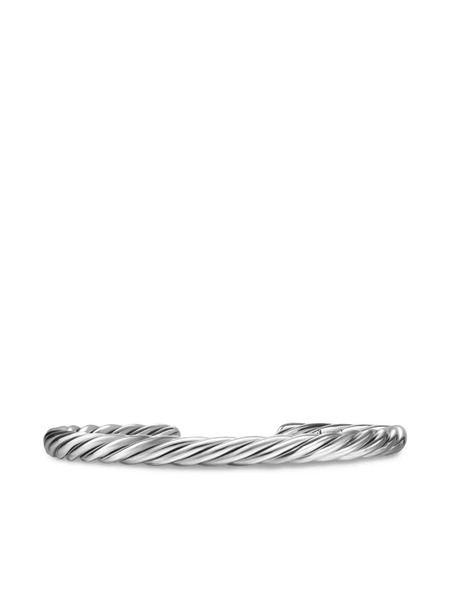  David Yurman Sterling Silver Cable Cuff Bracelet (6mm) 