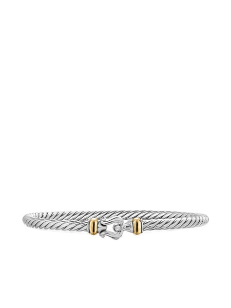  David Yurman Sterling Silver Cable Flex Bracelet 