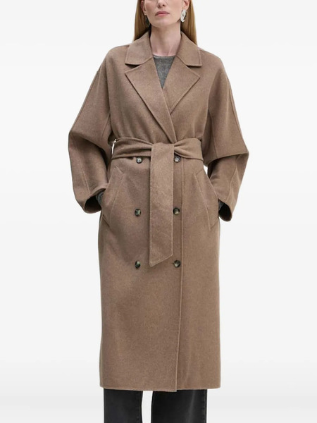  Day Birger Et Mikkelsen Belted Double-breasted Coat - Neutrals 