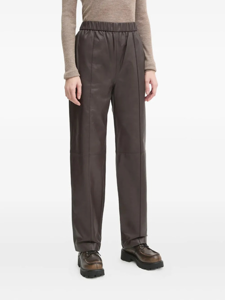  Day Birger Et Mikkelsen Elasticated Panelled Trousers - Brown 