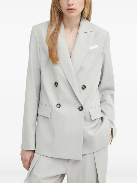  Day Birger Et Mikkelsen Elenora Double-breasted Blazer - Grey 