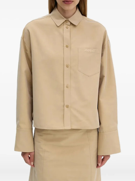  Day Birger Et Mikkelsen Pocket Buttoned Shirt - Brown 