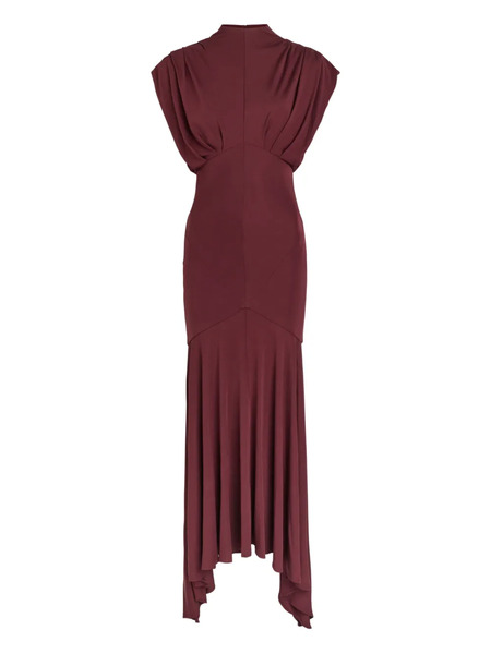  De La Vali Vasudha Draped Maxi Dress - Red 
