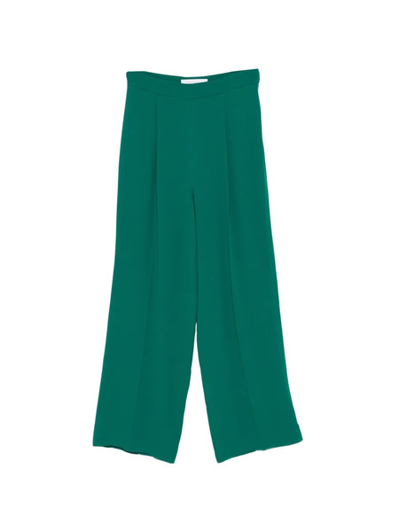  De Santis Pleated Trousers - Green 