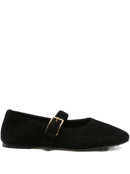  Dear Frances Ball Buckle Ballet Flats - Black 