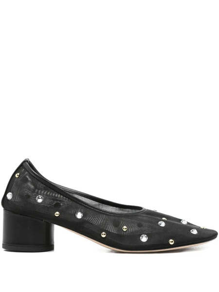  Dear Frances Balla Crystal-embellished Heeled Pumps - Black 