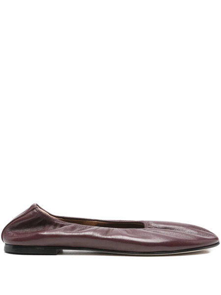 Dear Frances Balla Scrunch Ballet Flats - Red 