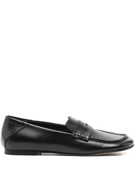  Dear Frances Drew Penny Leather Loafers - Black 