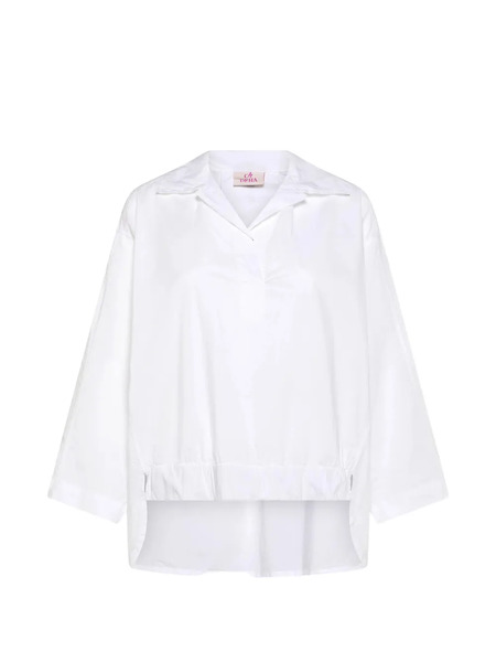  Deha Poplin Cotton Blouse - White 