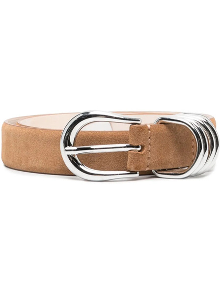  Déhanche Hollyhock 3-ring Suede Belt - Brown 