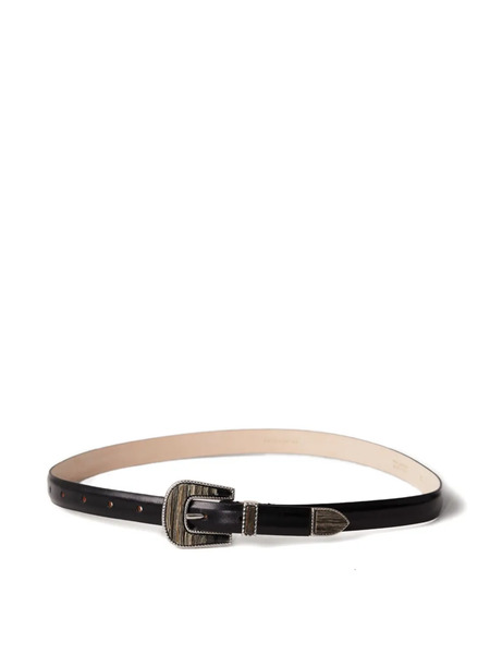  Déhanche Leather Belt - Black 