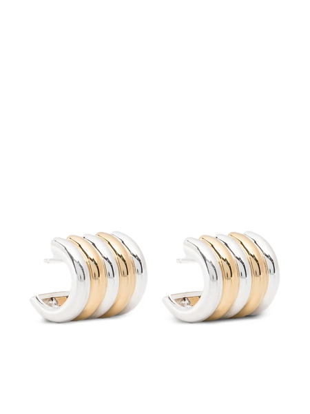  Déhanche Medium Hollyhock Earrings - Silver 