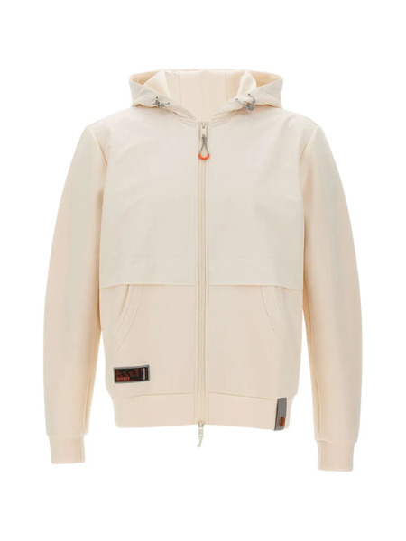  Dekker Drawstring Hooded Zip-fastening Sweatshirt - Neutrals 