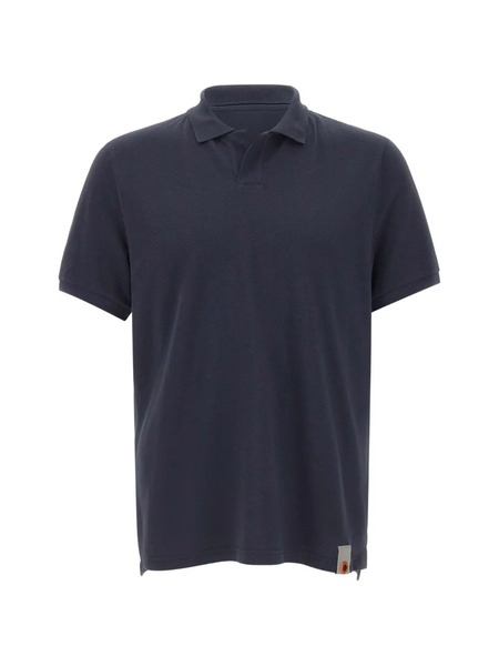  Dekker Ribbed V-neck T-shirt - Blue 