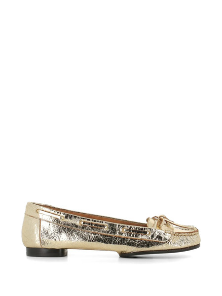  Del Carlo Leather Loafers - Gold 