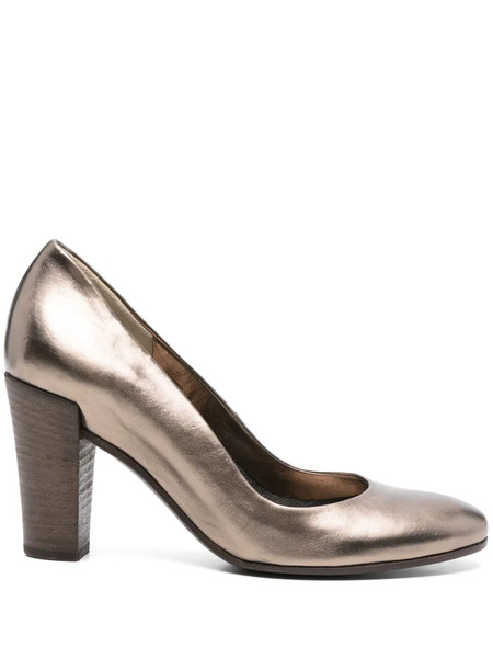  Del Carlo 80mm Metallic Pumps - Gold 