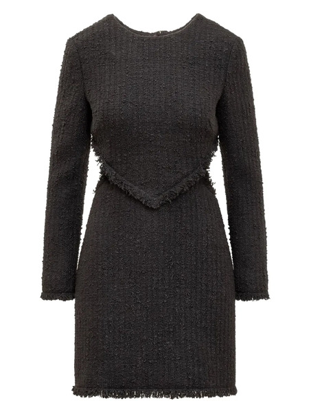  Del Core Cut-out Mini Dress - Black 