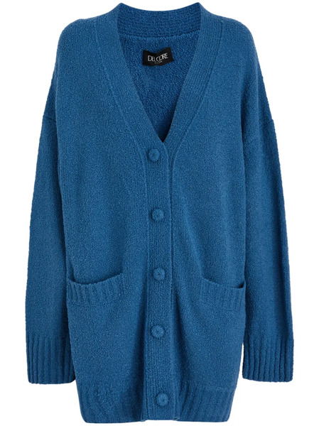  Del Core V-neck Cardigan - Blue 