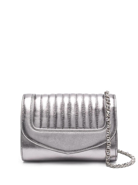  Delage Jeanne Metallic Cross-body Bag - Grey 