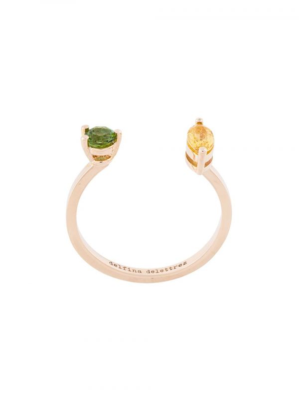  Delfina Delettrez Dots Ring - Metallic 
