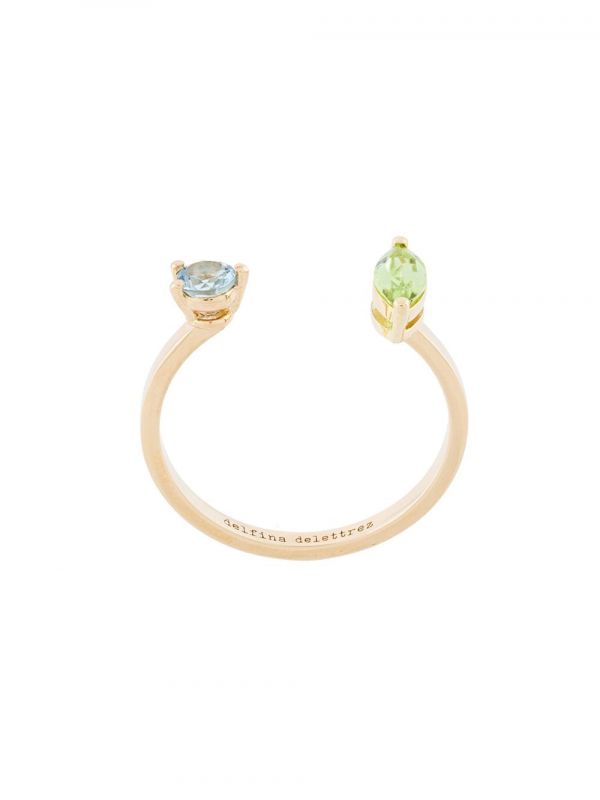  Delfina Delettrez Dots Ring - Metallic 