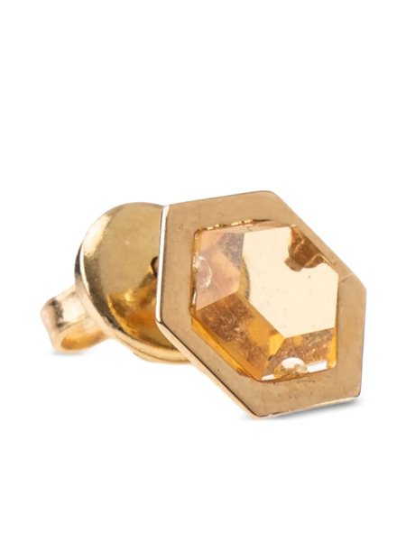  Delfina Delettrez 18k Yellow Gold Hexagonal Yellow Diamond Earring 
