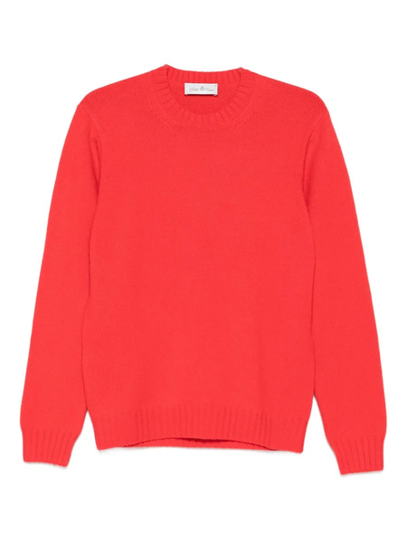  Della Ciana Crew-neck Long-sleeve Sweater - Red 