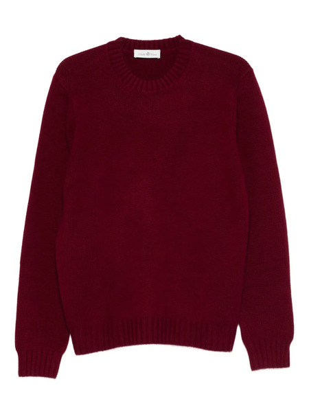  Della Ciana Ribbed Crewneck Sweater - Red 