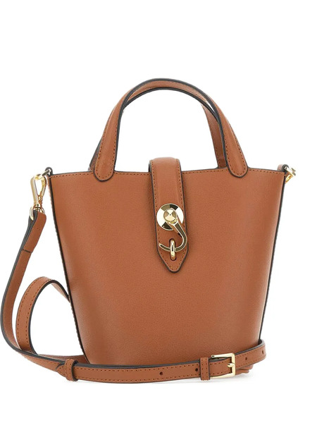 Dell'est Glinda Leather Tote Bag - Brown 