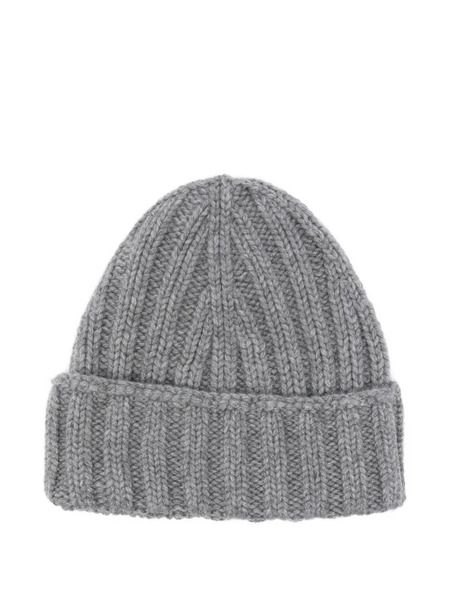  Dell'oglio Ribbed Beanie Hat - Grey 