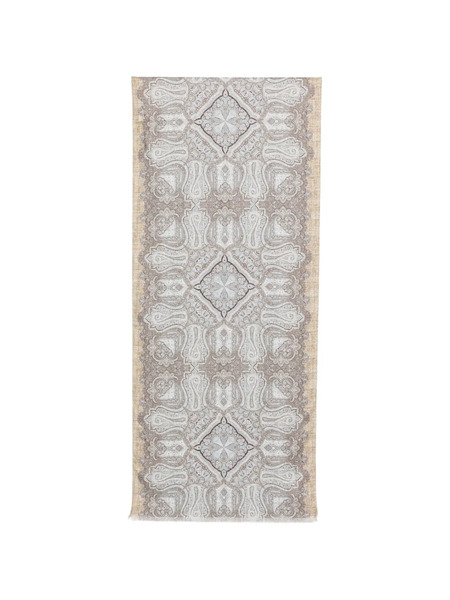  Dell'oglio Salina Paisley Scarf - Neutrals 