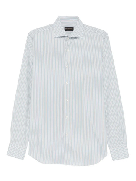  Dell'oglio Striped Buttoned Shirt - Blue 