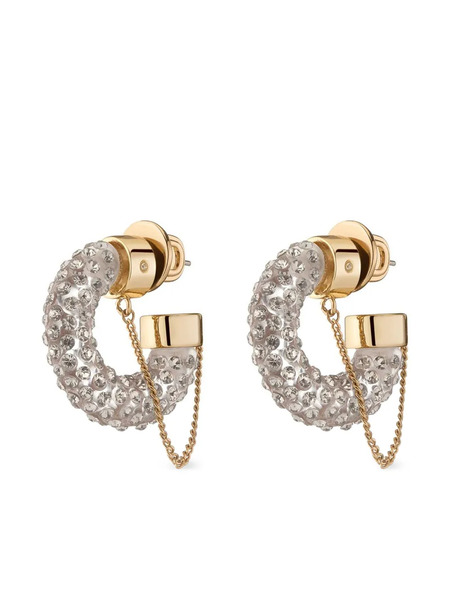 Demarson New York Crystal-embellished Earrings - Gold 