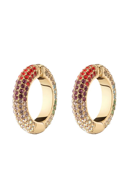  Demarson New York Lili Rainbow Crystal Earring Cuff - Gold 