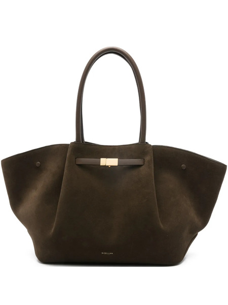  Demellier New York Suede Shoulder Bag - Brown 