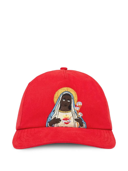  Denim Tears Black Mary Cap - Red 