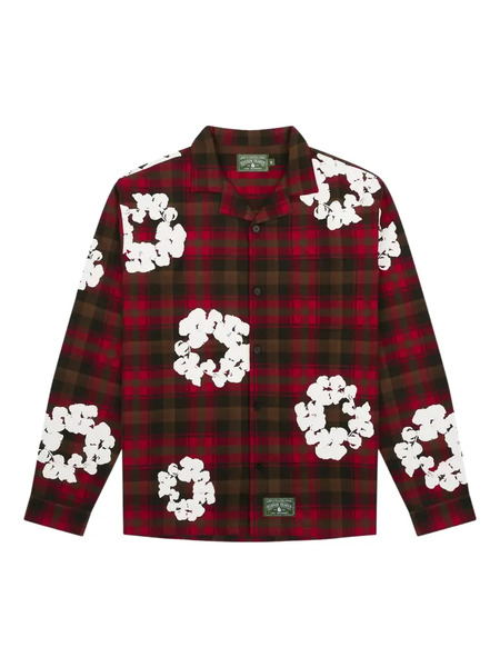  Denim Tears Stadium Wreath red Shirt 