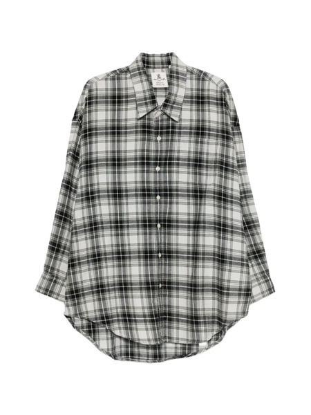  Denimist Plaid-pattern Long-sleeve Shirt - Green 