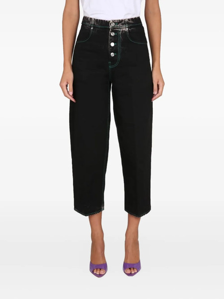  Department 5 Button Stitching Jeans - Black 