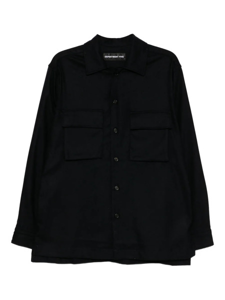  Department 5 Button-up Jacket - Blue 
