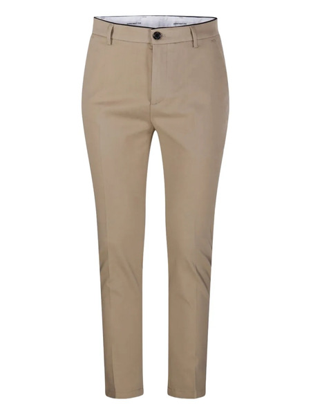  Department 5 Flat-front Welt-pockets Trousers - Neutrals 