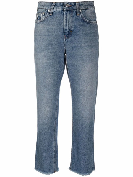  Department 5 High-waisted Cropped Jeans - Blue 