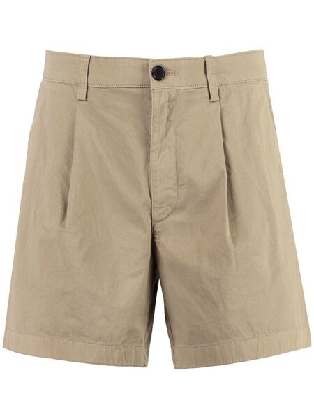  Department 5 Logo-patch Bermuda Shorts - Neutrals 