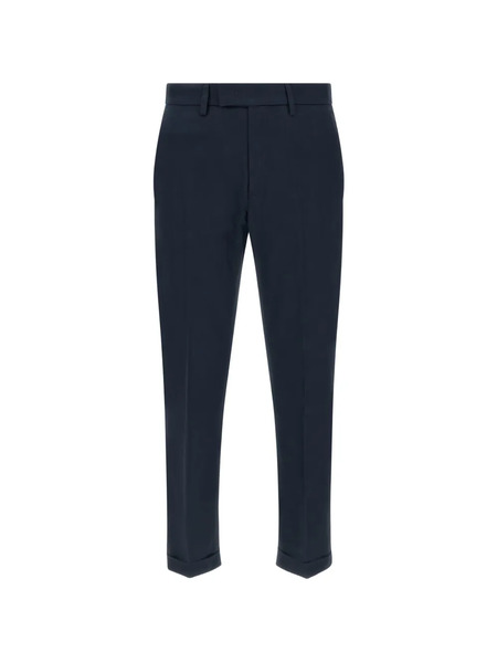  Department 5 Logo-patch Pleated Trousers - Blue 