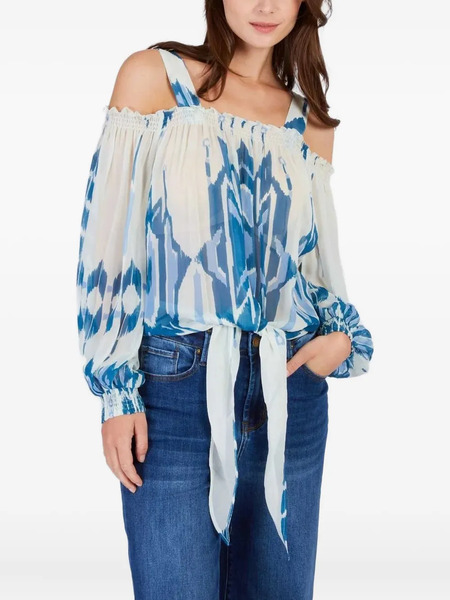  Derhy Long-sleeves Blouse - White 
