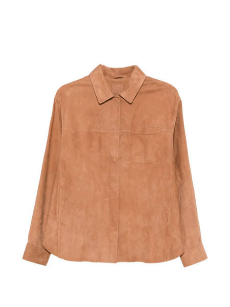  Desa 1972 Button-fastening Leather Jacket - Brown 