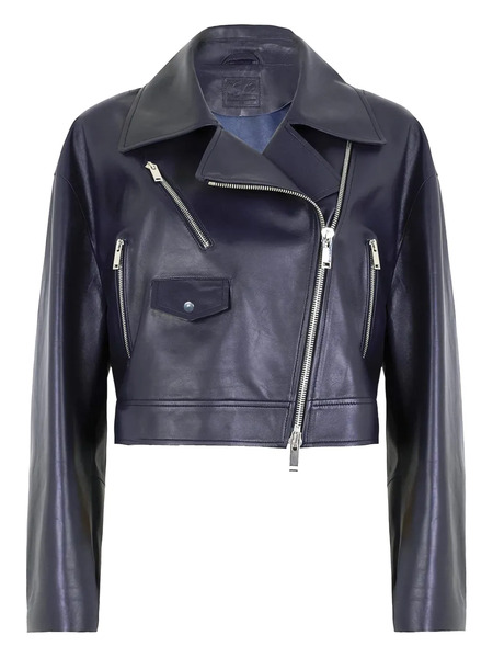  Desa 1972 Leather Jacket - Blue 
