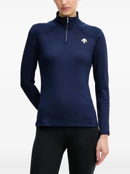 Descente Zip-fastening Logo-detail Ski Top - Blue 
