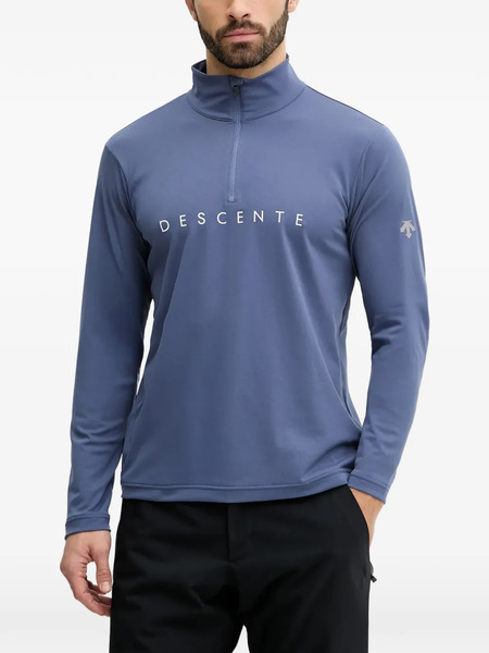  Descente Zip Top - Blue 