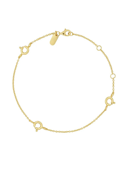  Design Letters Ruth Anchor Bracelet - Gold 